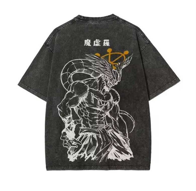 Anime Jujutsu Kaisen Temalı Oversize Unisex T-Shirt