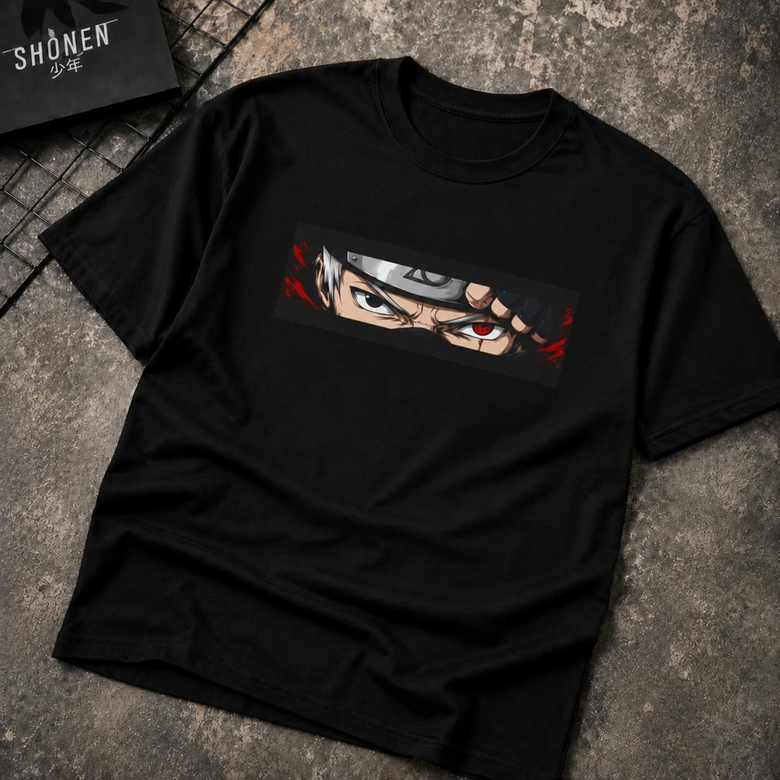 Anime Naruto Temalı Oversize Unisex T-Shirt