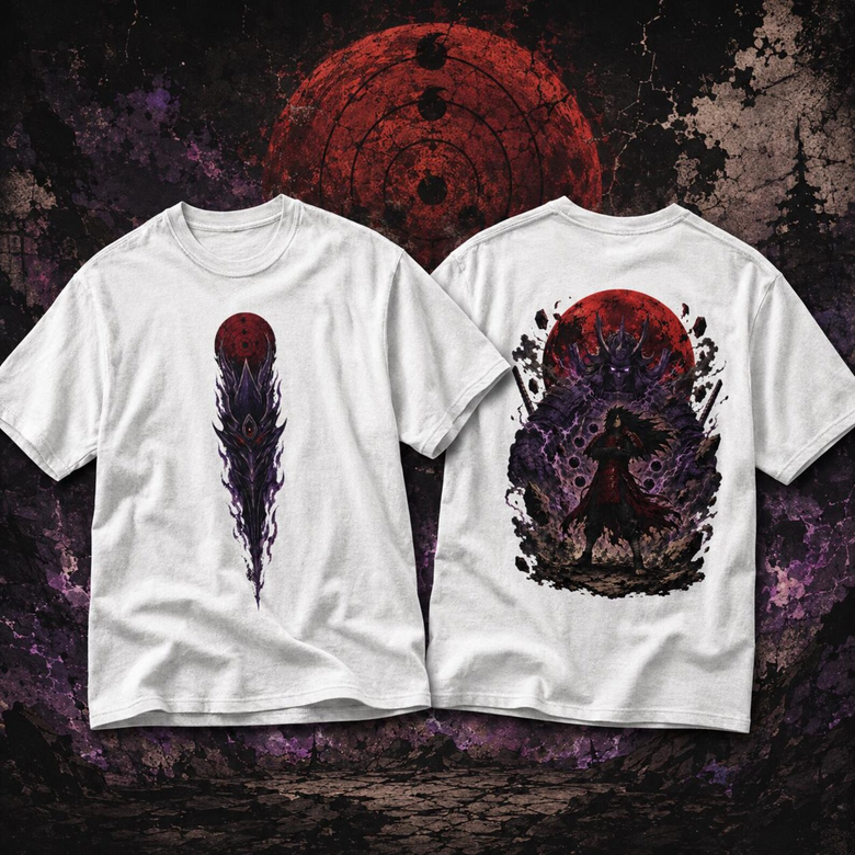 Anime Naruto Temalı Oversize Unisex T-Shirt