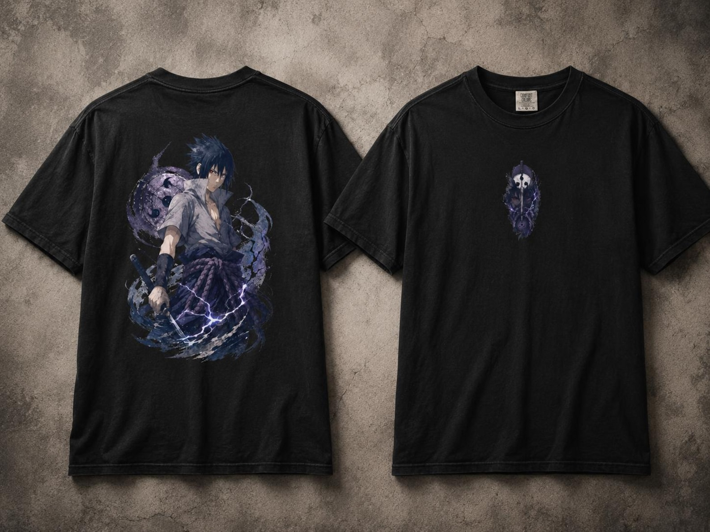 Anime Naruto Temalı Oversize Unisex T-Shirt