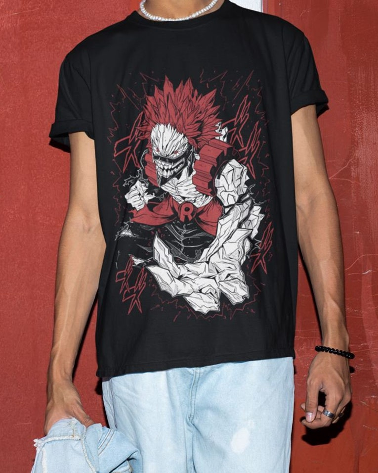 Anime My Hero Academia Temalı Oversize Unisex T-Shirt